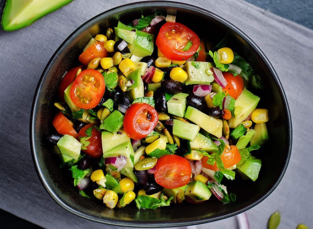 black bean corn tomato salad