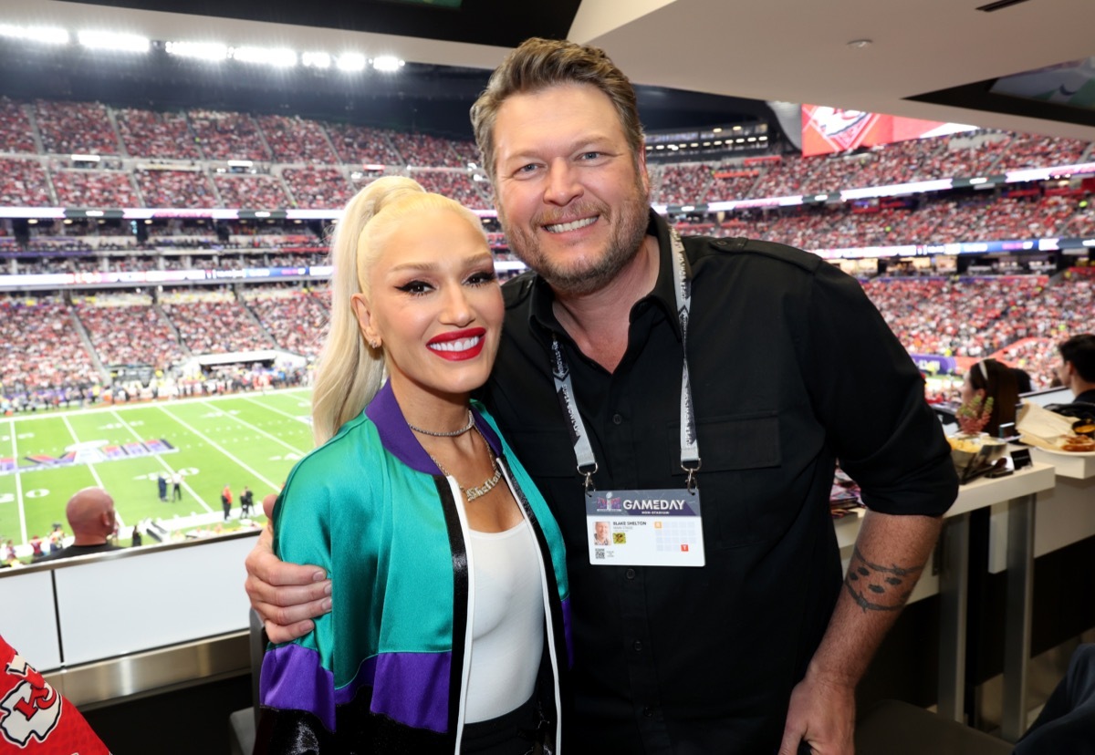 Gwen Stefani and Blake Shelton in 2024