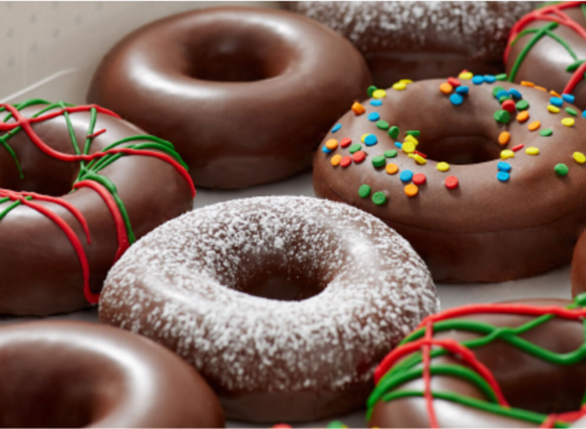 krispy kreme chocolate glazed wonderland dozen