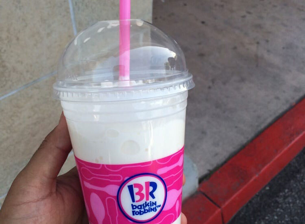 baskin robbins vanilla shake