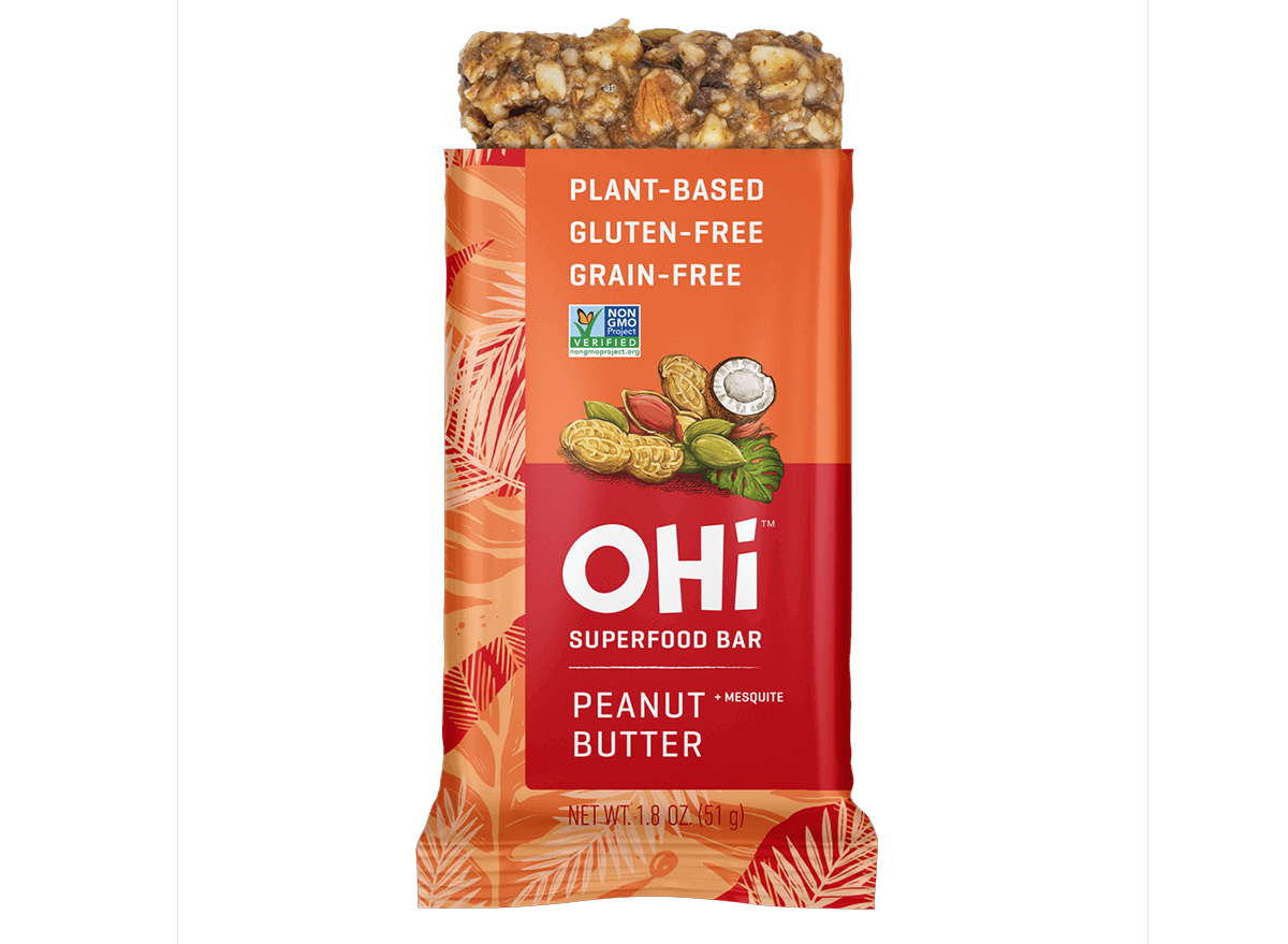 ohi superfood peanut butter bar