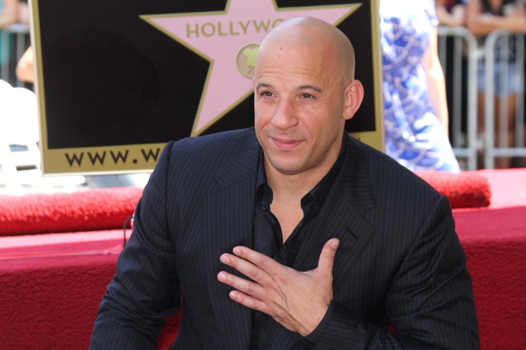 Vin Diesel celebrities who were nerds in high school