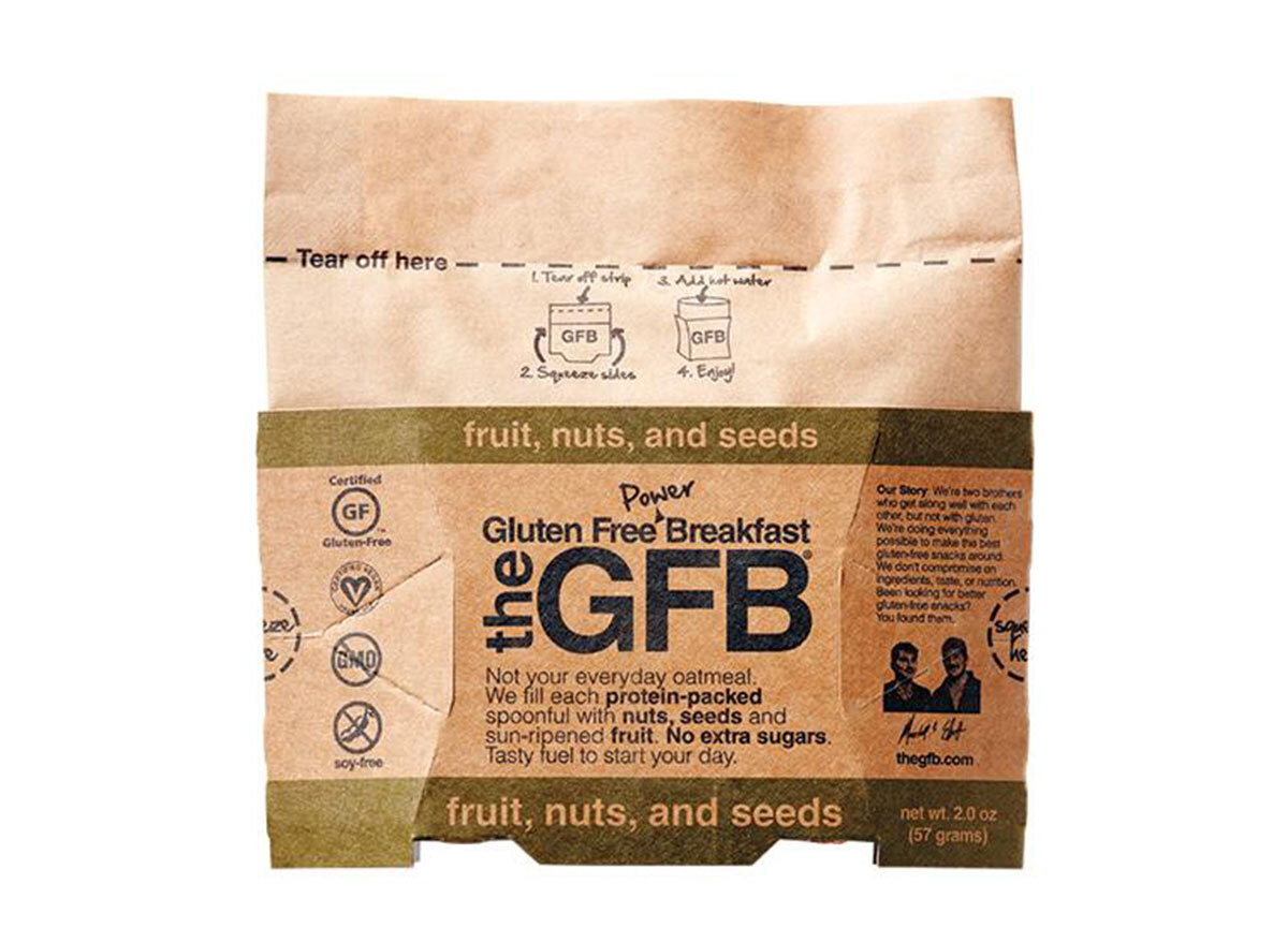 The gluten free breakfast fruit nuts and seeds pack